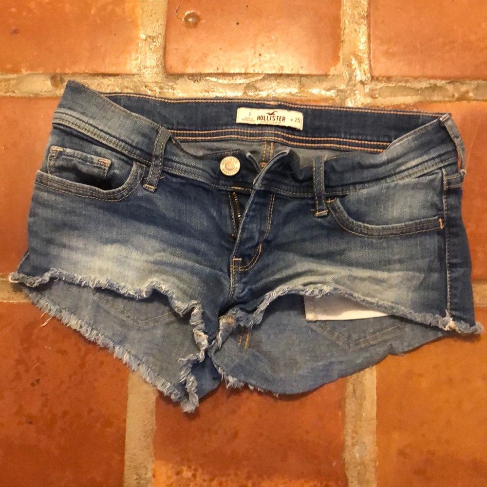 hollister jean shorts